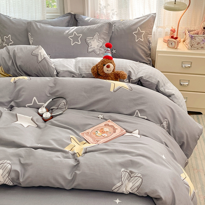 91家纺网 家纺一手货源 找家纺 （总）世爵 2026新款全棉纯棉印花小清新单被套单品系列