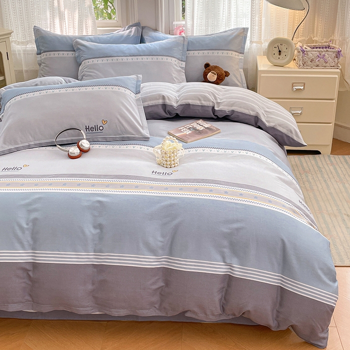 91家纺网 家纺一手货源 找家纺 世爵 2026新款全棉纯棉印花小清新单被套单品系列 墨尔本