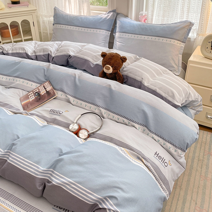 91家纺网 家纺一手货源 找家纺 世爵 2026新款全棉纯棉印花小清新单被套单品系列 墨尔本