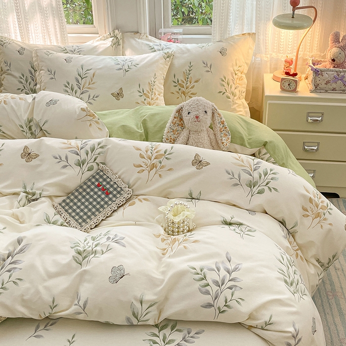 世爵 2026新款全棉纯棉印花小清新单被套单品系列 香草之恋