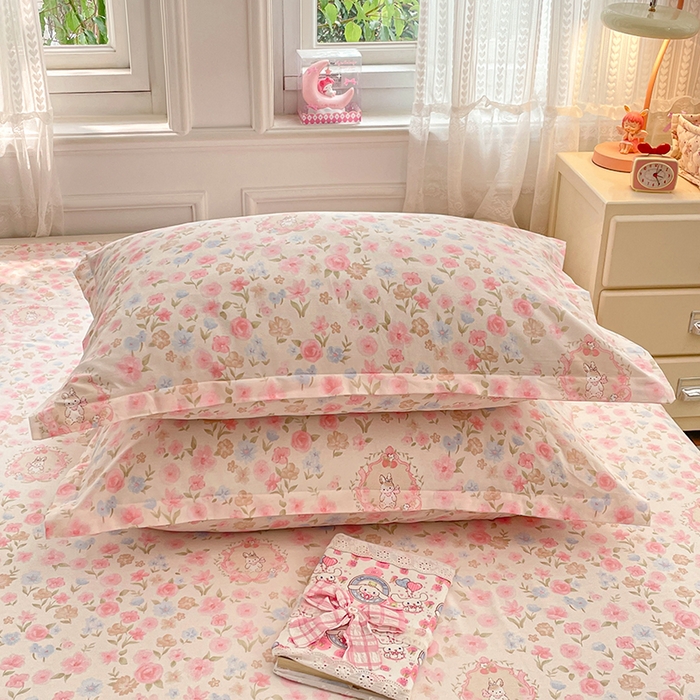 91家纺网 家纺一手货源 找家纺 世爵 2026新款全棉纯棉印花小清新单被套单品系列 碎花拾影