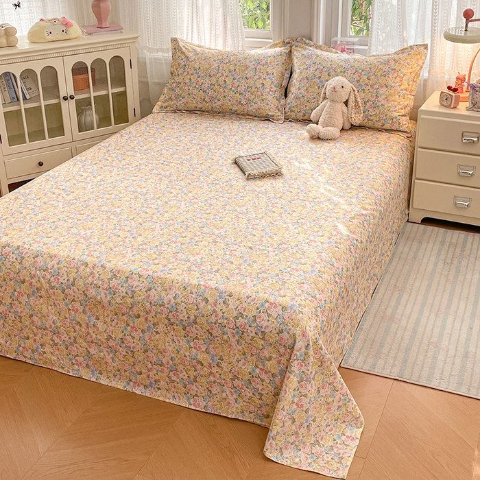 91家纺网 家纺一手货源 找家纺 世爵 2026新款全棉纯棉印花小清新单被套单品系列 仙本娜