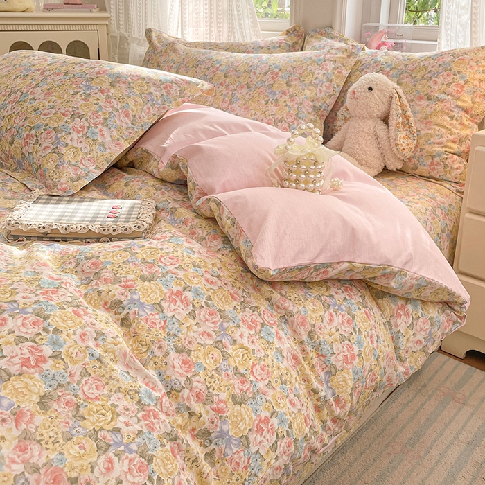 91家纺网 家纺一手货源 找家纺 世爵 2026新款全棉纯棉印花小清新单被套单品系列 仙本娜