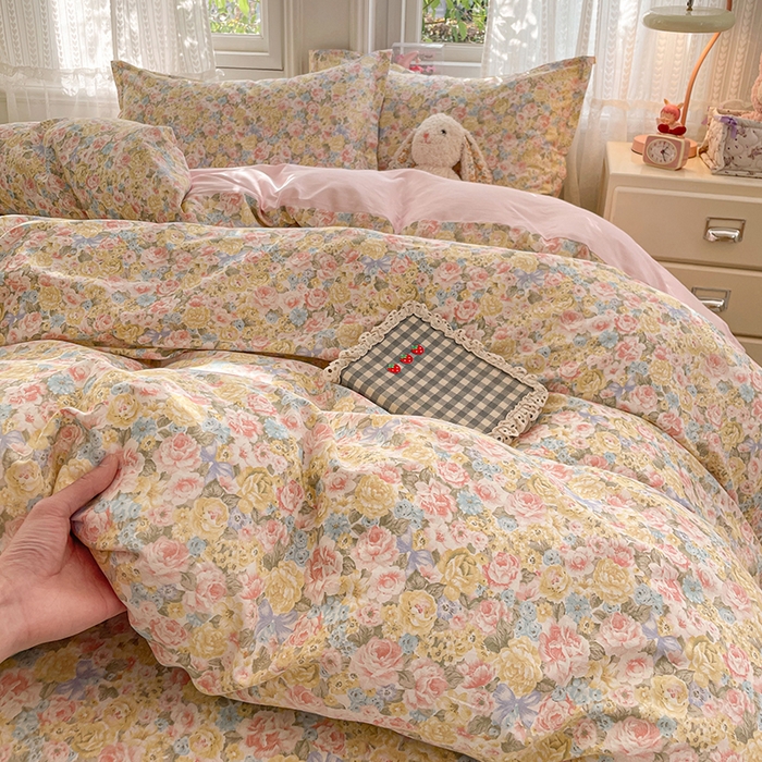 91家纺网 家纺一手货源 找家纺 世爵 2026新款全棉纯棉印花小清新单被套单品系列 仙本娜