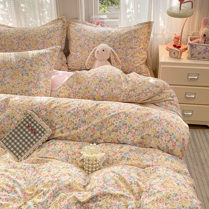 91家纺网 家纺一手货源 找家纺 世爵 2026新款全棉纯棉印花小清新单被套单品系列 仙本娜