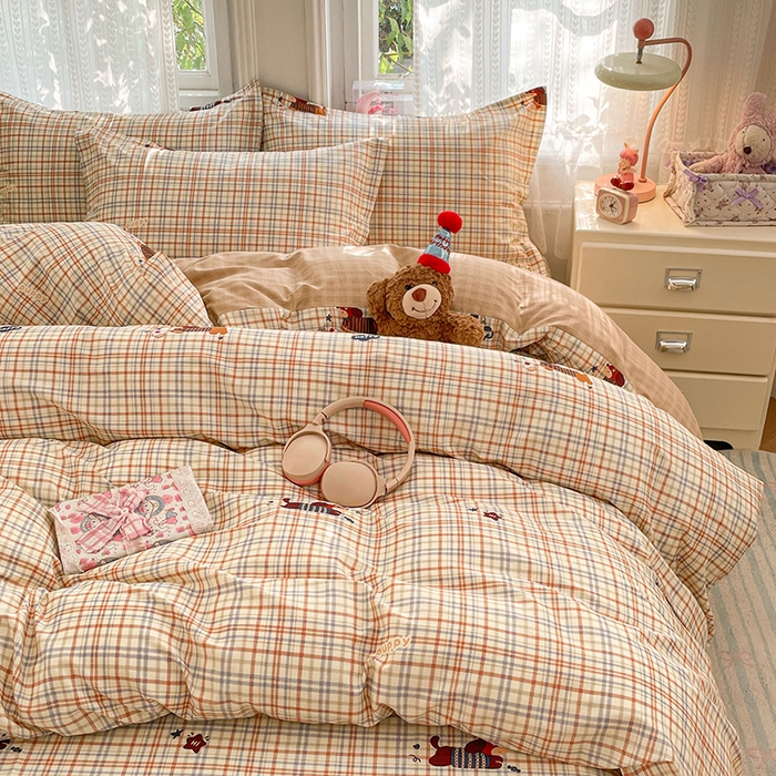 世爵 2026新款全棉纯棉印花小清新单被套单品系列 可爱萌宠