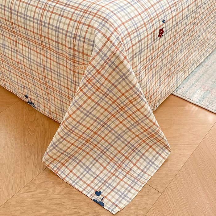 91家纺网 家纺一手货源 找家纺 世爵 2026新款全棉纯棉印花小清新单被套单品系列 可爱萌宠