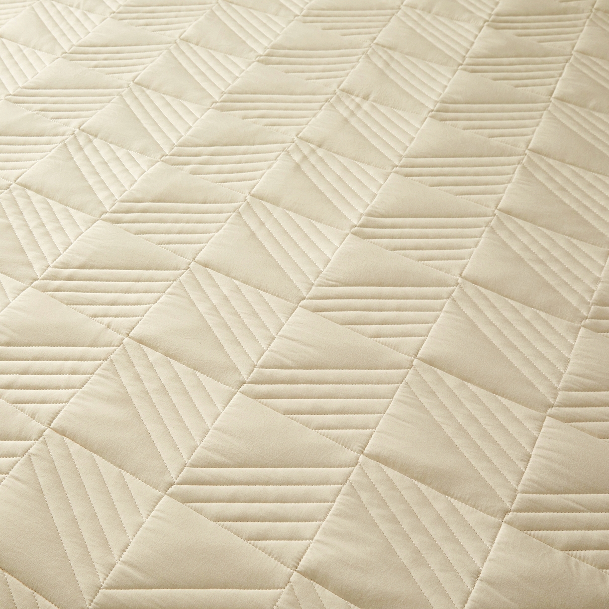 91家纺网 家纺一手货源 找家纺 鹿辉家居（原吉欧力） 2026新款方格纹原棉夹棉床笠单品床笠床笠单件 方格纹-米白