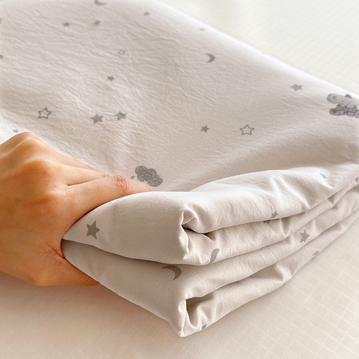 91家纺网 家纺一手货源 找家纺 家贝爱 2026新款加厚水洗棉被套被套单件 星空小象