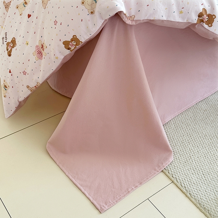 91家纺网 家纺一手货源 找家纺 家贝爱 2026新款加厚水洗棉被套被套单件 甜蜜小熊