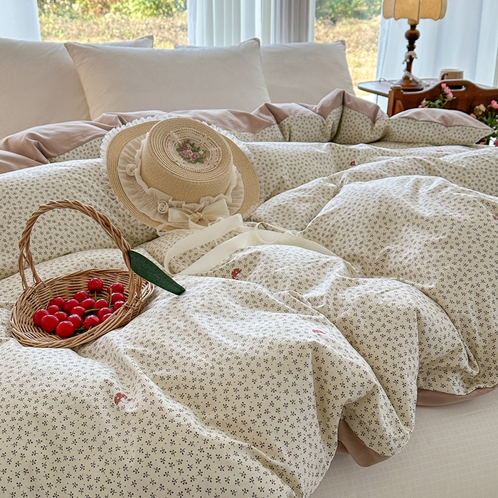 91家纺网 家纺一手货源 找家纺 家贝爱 2026新款加厚水洗棉被套被套单件 丛林蘑菇