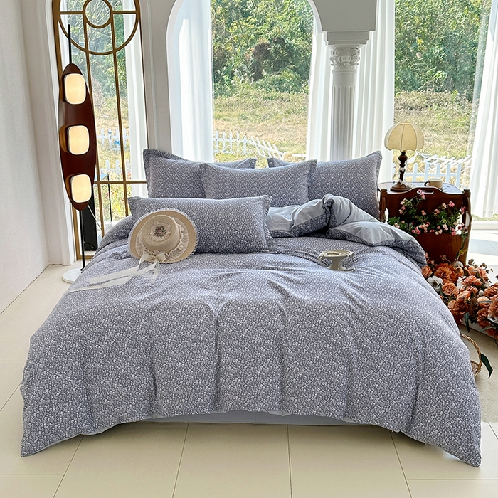 91家纺网 家纺一手货源 找家纺 家贝爱 2026新款加厚水洗棉被套被套单件 素夕