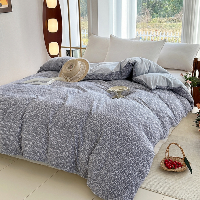 91家纺网 家纺一手货源 找家纺 家贝爱 2026新款加厚水洗棉被套被套单件 素夕