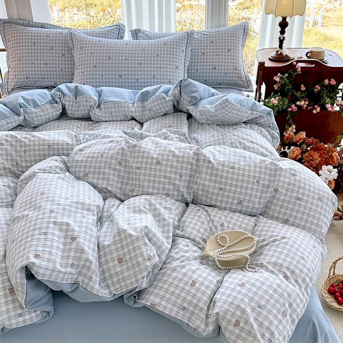 91家纺网 家纺一手货源 找家纺 家贝爱 2026新款加厚水洗棉被套被套单件 童趣时光