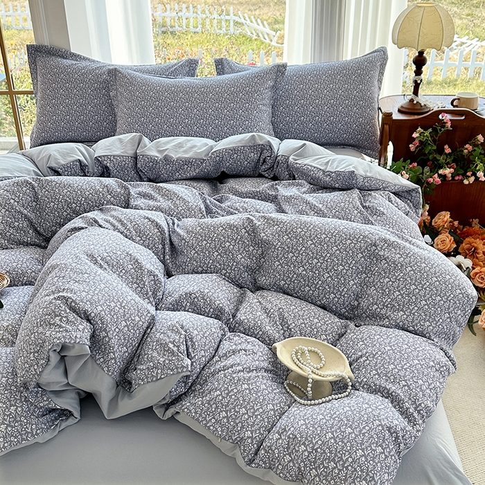 91家纺网 家纺一手货源 找家纺 家贝爱 2026新款加厚水洗棉被套被套单件 素夕