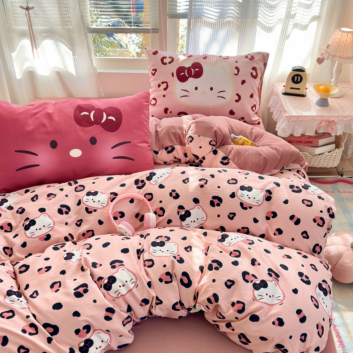 91家纺网 家纺一手货源 找家纺 （总）一霖家纺 2026新款云感皱皱纱小清新印花数码系列四件套 小红书爆款