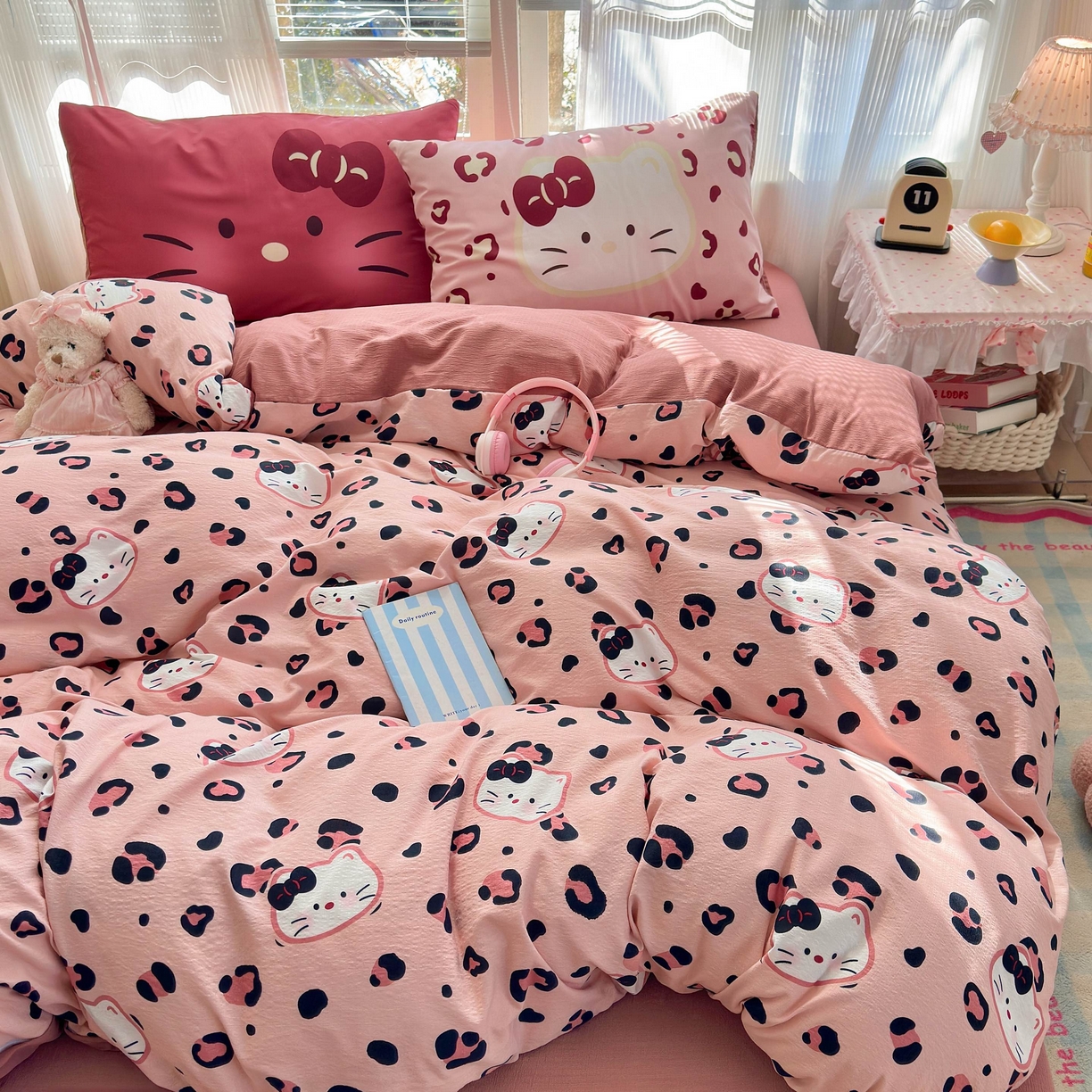 91家纺网 家纺一手货源 找家纺 （总）一霖家纺 2026新款云感皱皱纱小清新印花数码系列四件套 小红书爆款