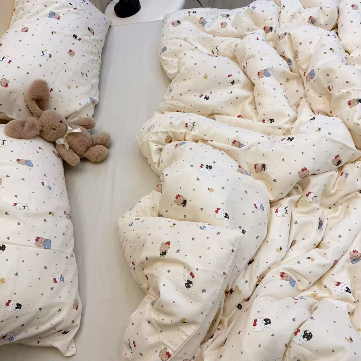 91家纺网 家纺一手货源 找家纺 （总）优品阁 2025新款全棉A类双层纱四件套