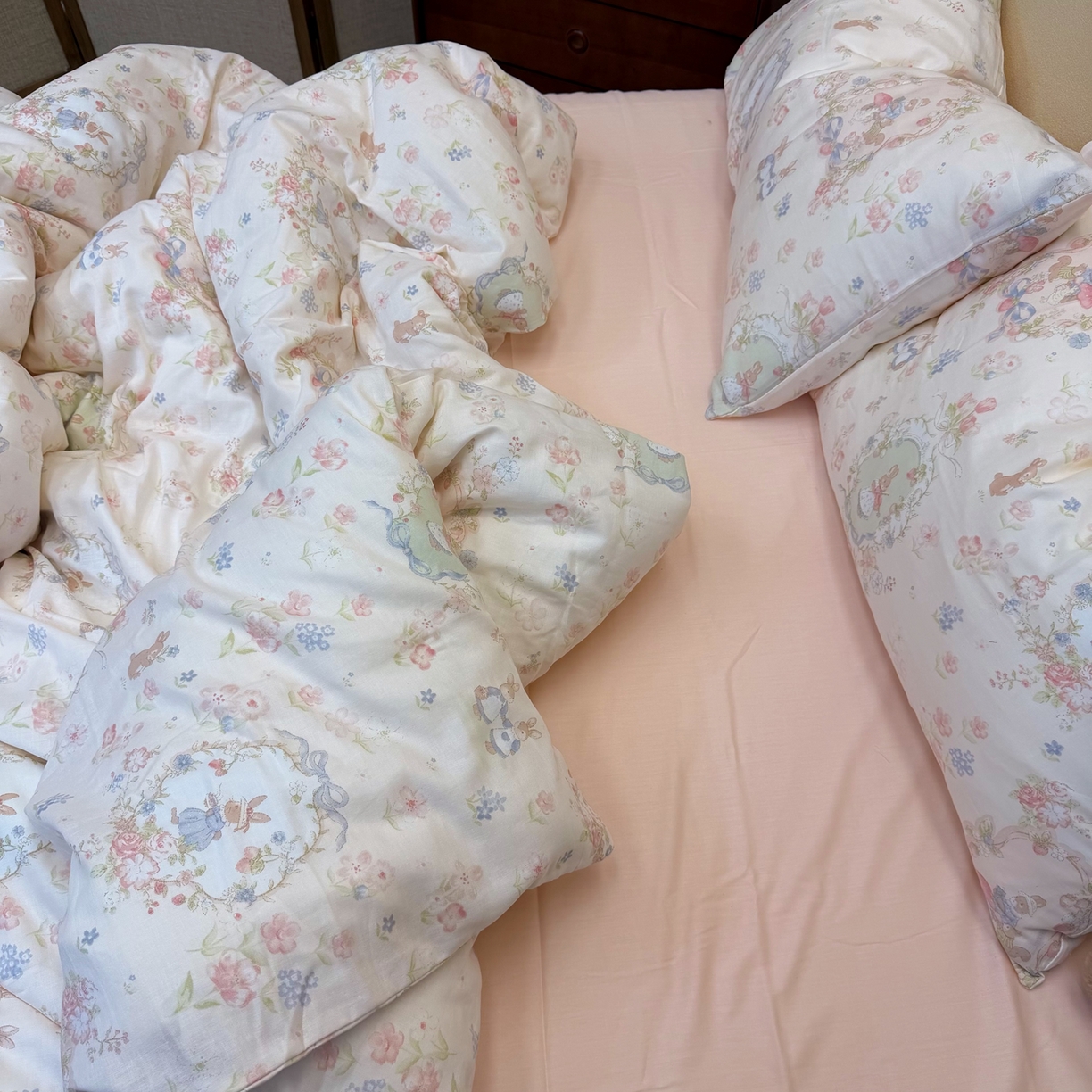 91家纺网 家纺一手货源 找家纺 （总）优品阁 2025新款全棉A类双层纱四件套