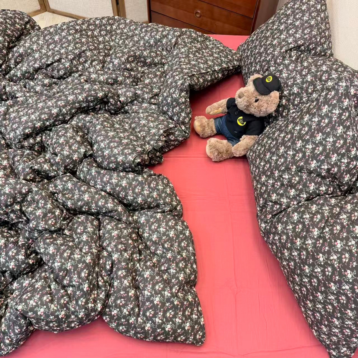 91家纺网 家纺一手货源 找家纺 （总）优品阁 2025新款全棉A类双层纱四件套