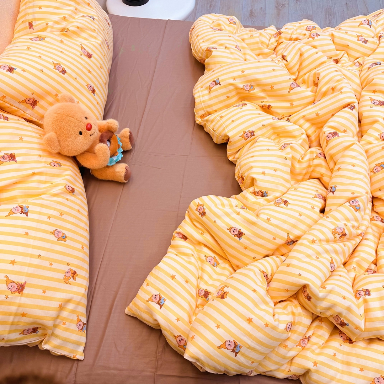 91家纺网 家纺一手货源 找家纺 （总）优品阁 2025新款全棉A类双层纱四件套