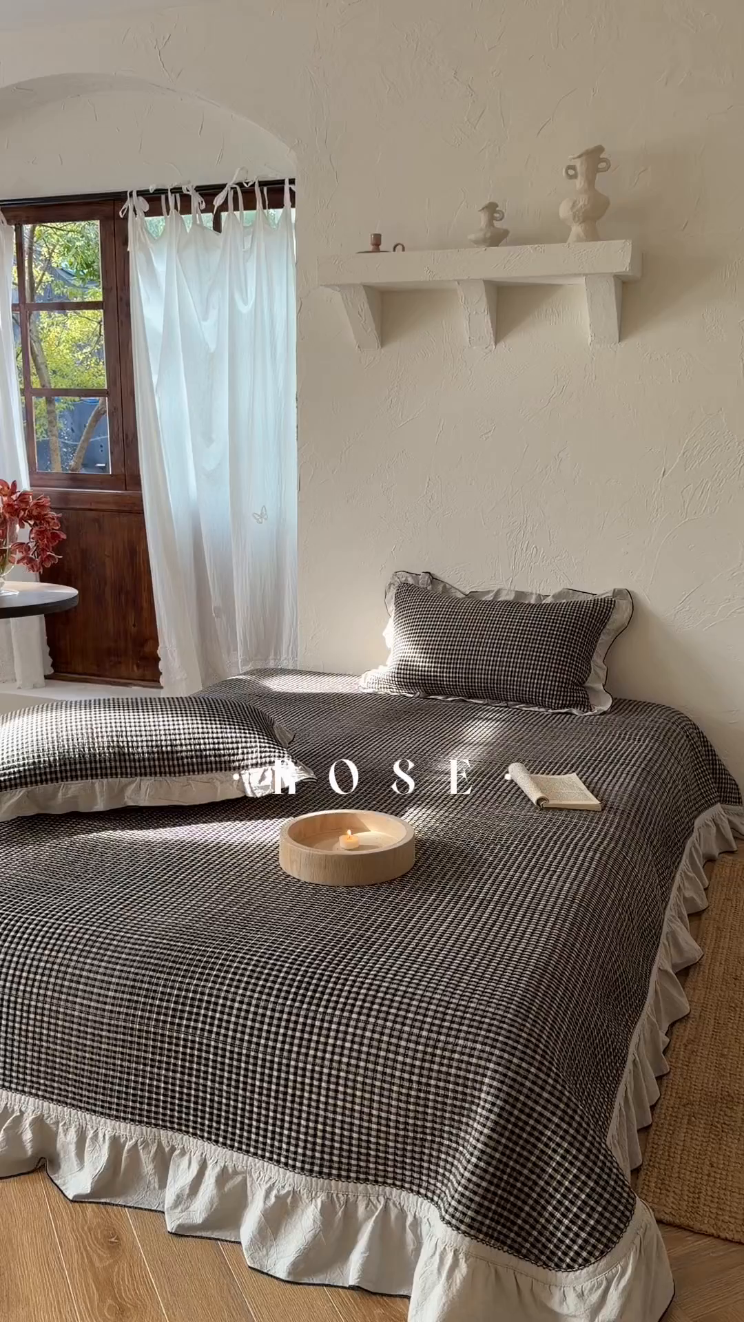 91家纺网 家纺一手货源 找家纺 乐野家居 2026新款全棉色织水洗棉格致系列-单床盖 格致-奥利奥