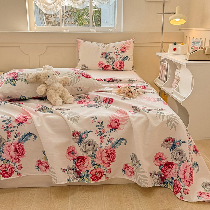 91家纺网 家纺一手货源 找家纺 （总）爱彼家纺 2026春夏新款原棉老粗布小碎花风格系列二