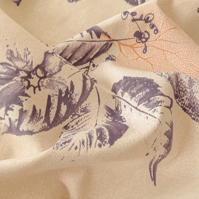 91家纺网 家纺一手货源 找家纺 爱彼家纺 2026春夏新款原棉老粗布小碎花风格系列二 青花舞梦