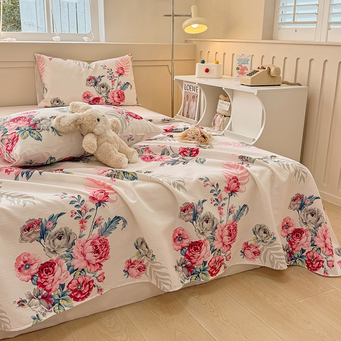 91家纺网 家纺一手货源 找家纺 （总）爱彼家纺 2026春夏新款原棉老粗布小碎花风格系列二