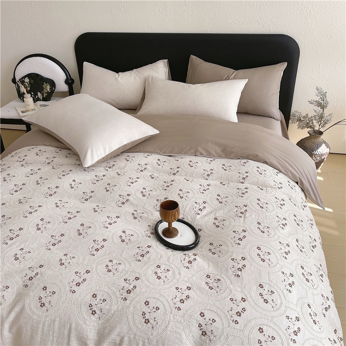 91家纺网 家纺一手货源 找家纺 （总）琪格格纺织 2026新款棉麻特种刺绣高奢四件套