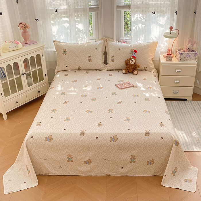 91家纺网 家纺一手货源 找家纺 （总）世爵 2026新款全棉纯棉印花小清新单床单单品系列