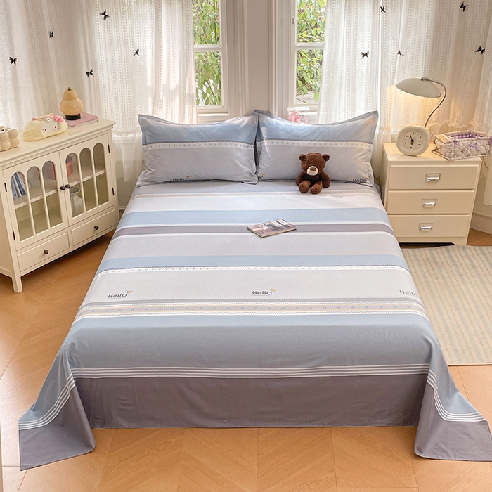 91家纺网 家纺一手货源 找家纺 （总）世爵 2026新款全棉纯棉印花小清新单床单单品系列