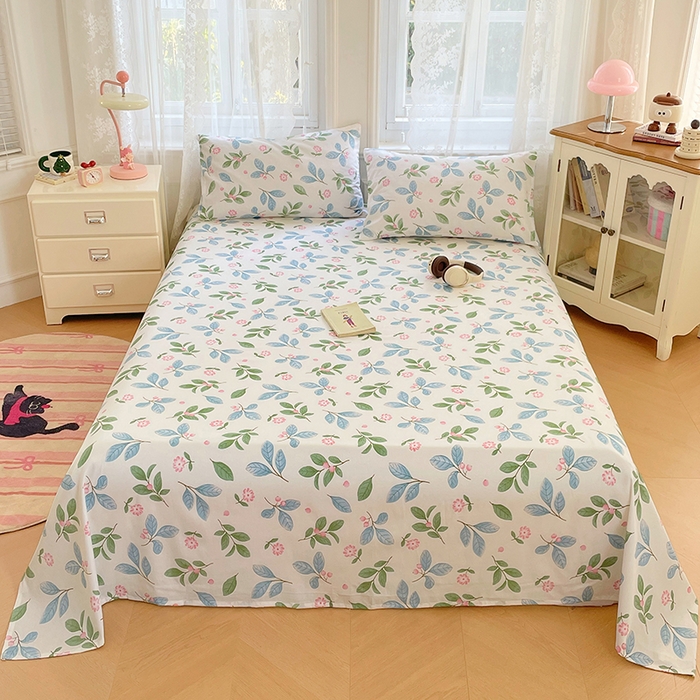 世爵 2026新款全棉纯棉印花小清新单床单单品系列 花样年华