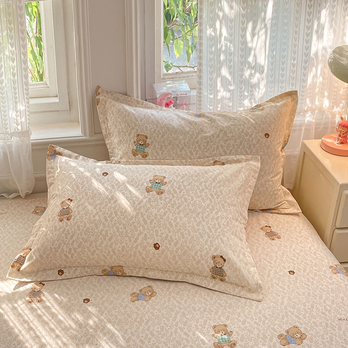 91家纺网 家纺一手货源 找家纺 （总）世爵 2026新款全棉纯棉印花小清新单枕套