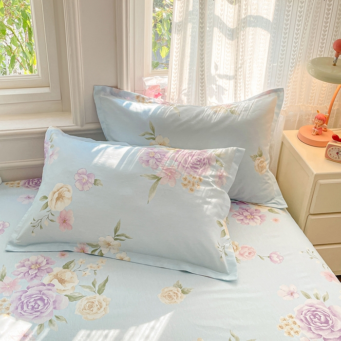 91家纺网 家纺一手货源 找家纺 （总）世爵 2026新款全棉纯棉印花小清新单枕套