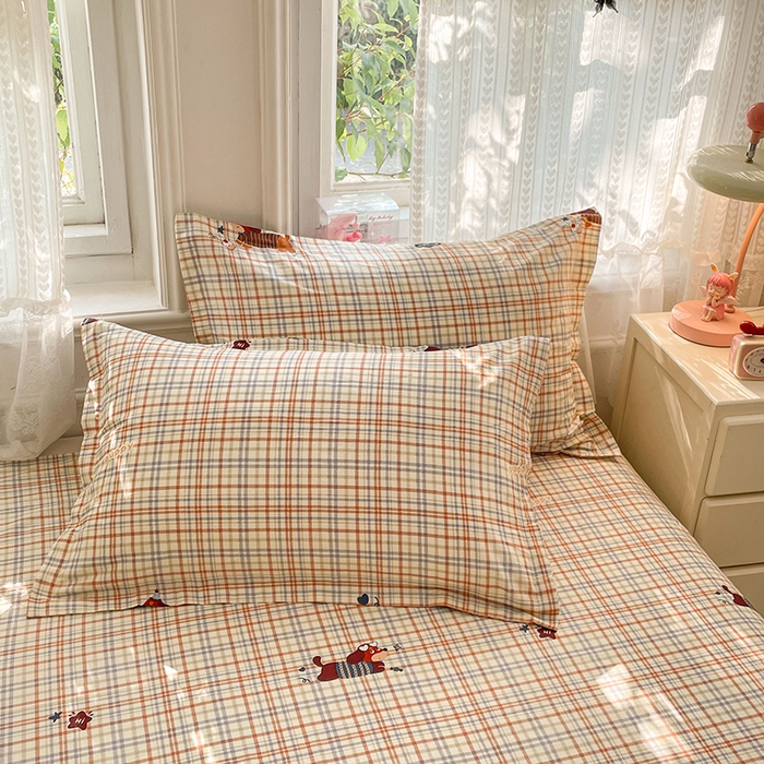 91家纺网 家纺一手货源 找家纺 （总）世爵 2026新款全棉纯棉印花小清新单枕套