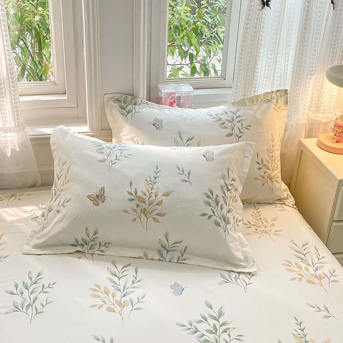 91家纺网 家纺一手货源 找家纺 （总）世爵 2026新款全棉纯棉印花小清新单枕套