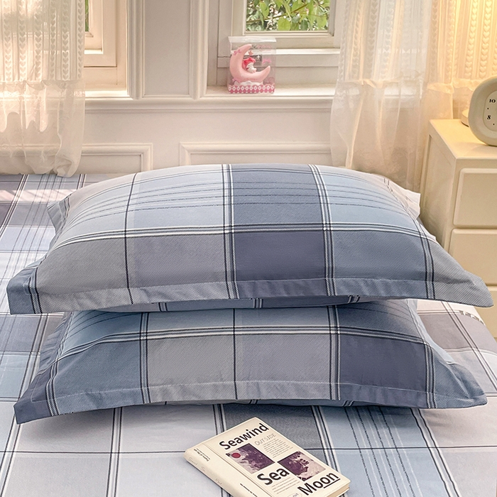 91家纺网 家纺一手货源 找家纺 世爵 2026新款全棉纯棉印花小清新单枕套 北欧印象