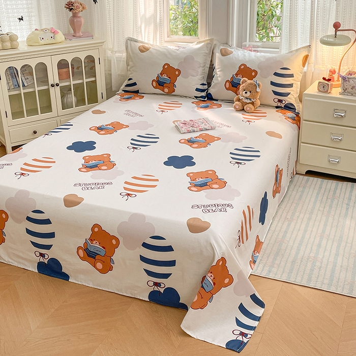 91家纺网 家纺一手货源 找家纺 世爵 2026新款全棉纯棉印花小清新单枕套 度假时光