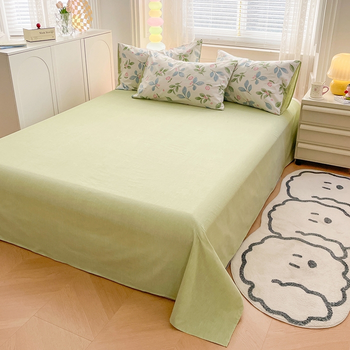 91家纺网 家纺一手货源 找家纺 世爵 2026新款全棉纯棉印花小清新单枕套 花样年华