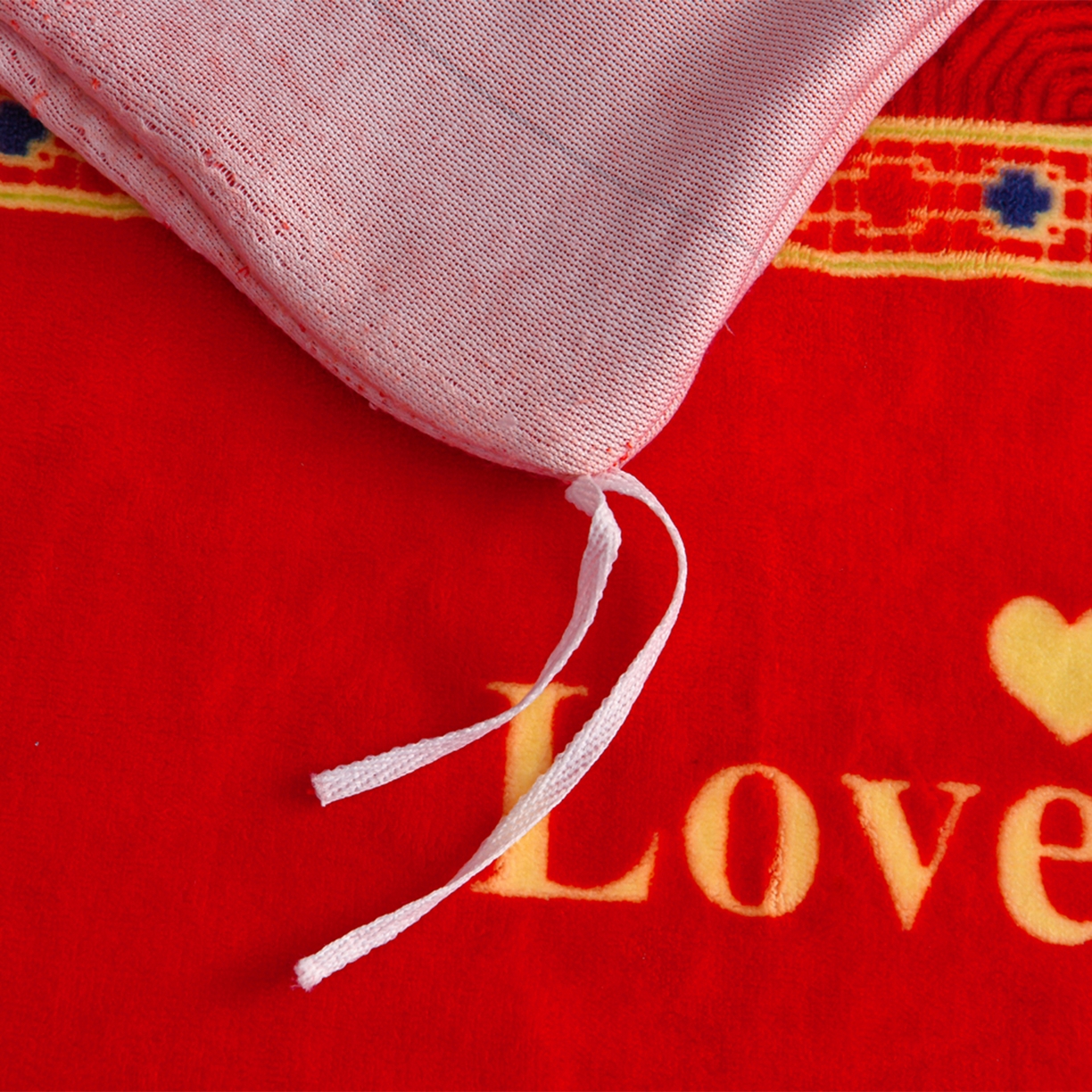 91家纺网 家纺一手货源 找家纺 董成龙家纺 2026新款高克重9-10斤加厚印花超柔牛奶绒爆款法莱绒金貂绒床裙四件套控价 钟爱一生