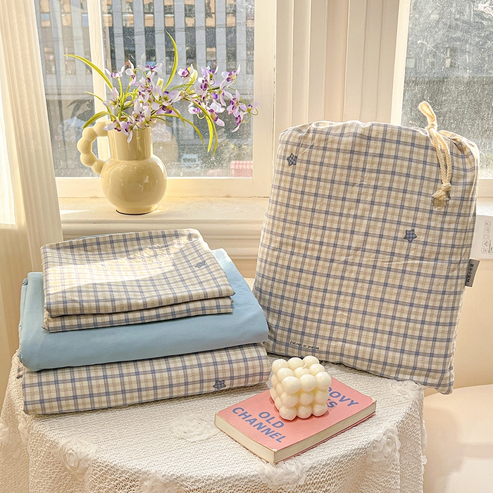 91家纺网 家纺一手货源 找家纺 （总）梦纤绒 2026新款古法水洗仿棉云感纱四件套