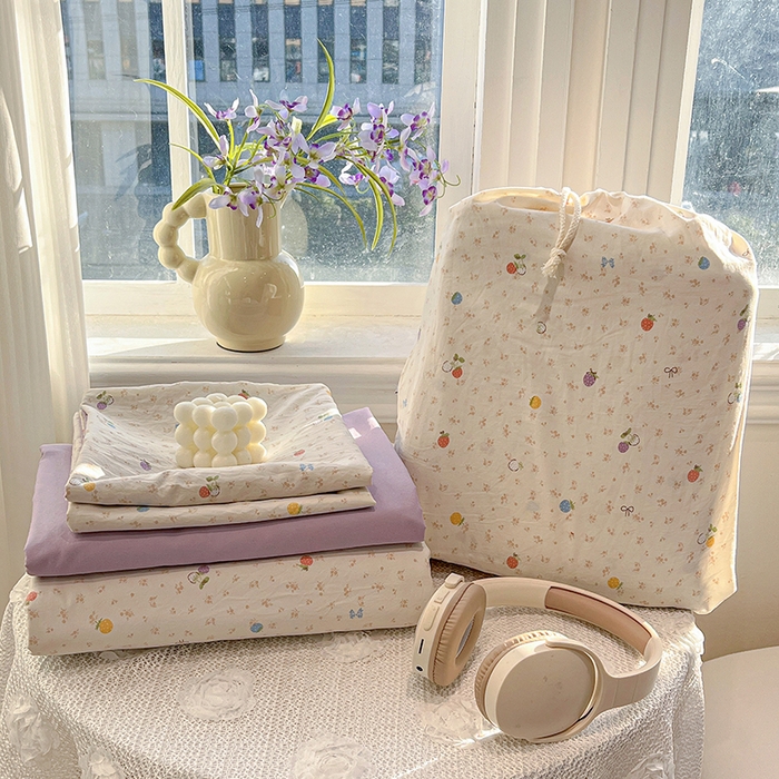 91家纺网 家纺一手货源 找家纺 （总）梦纤绒 2026新款古法水洗仿棉云感纱四件套