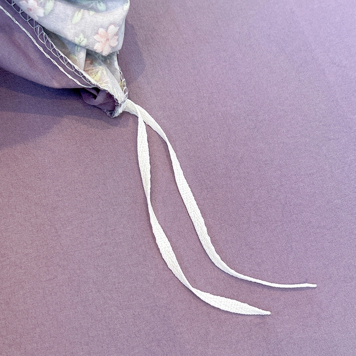 91家纺网 家纺一手货源 找家纺 梦纤绒 2026新款古法水洗仿棉云感纱四件套 花絮