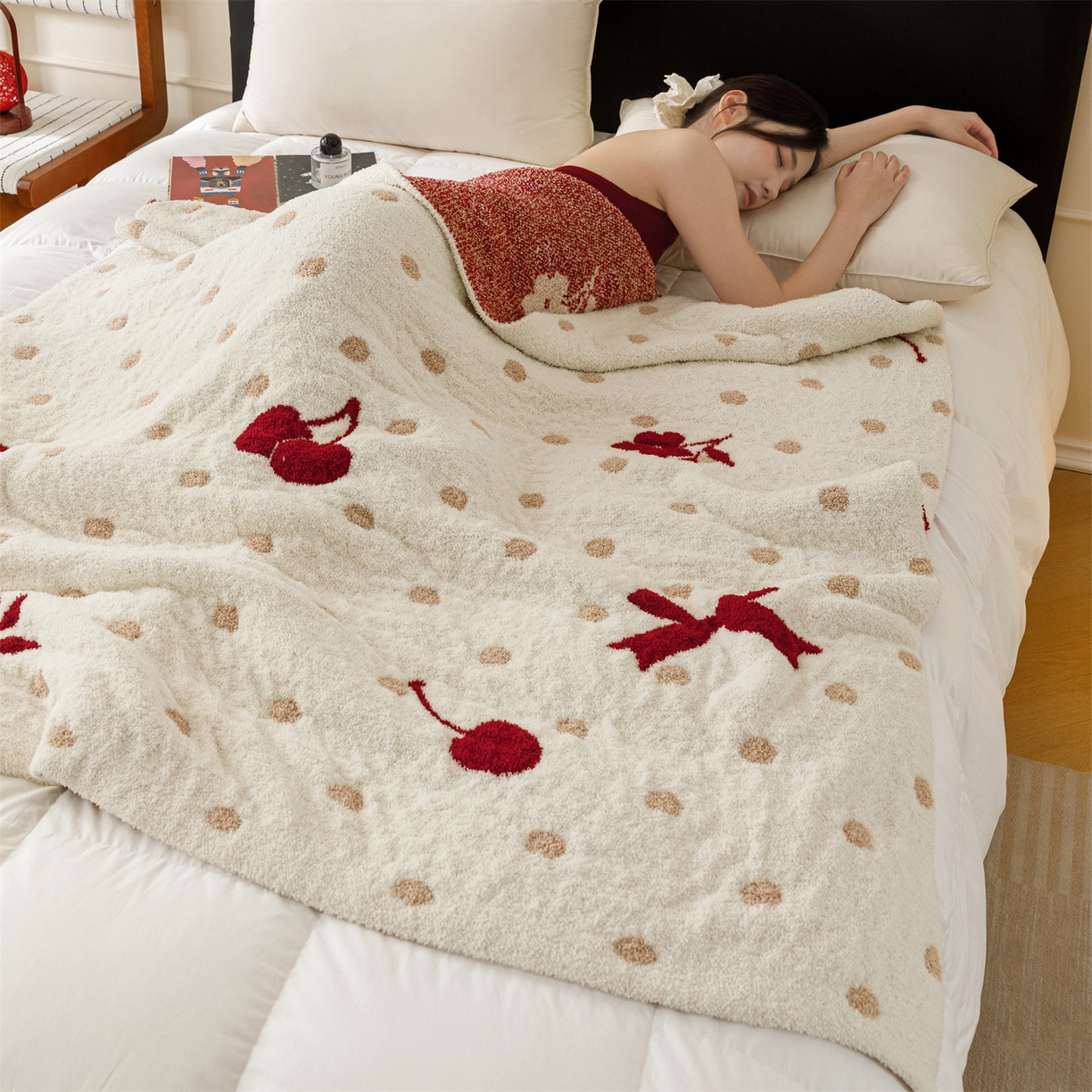 91家纺网 家纺一手货源 找家纺 瑞米家居 2026新款多功能半边绒盖毯毛毯毯子 奶huhu