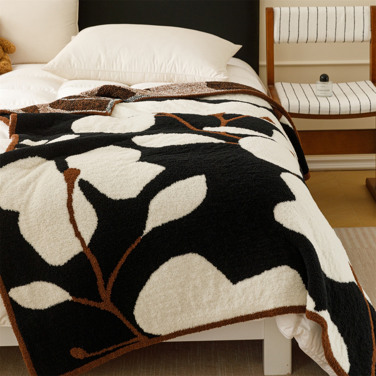 91家纺网 家纺一手货源 找家纺 瑞米家居 2026新款多功能半边绒盖毯毛毯毯子 朵朵绒