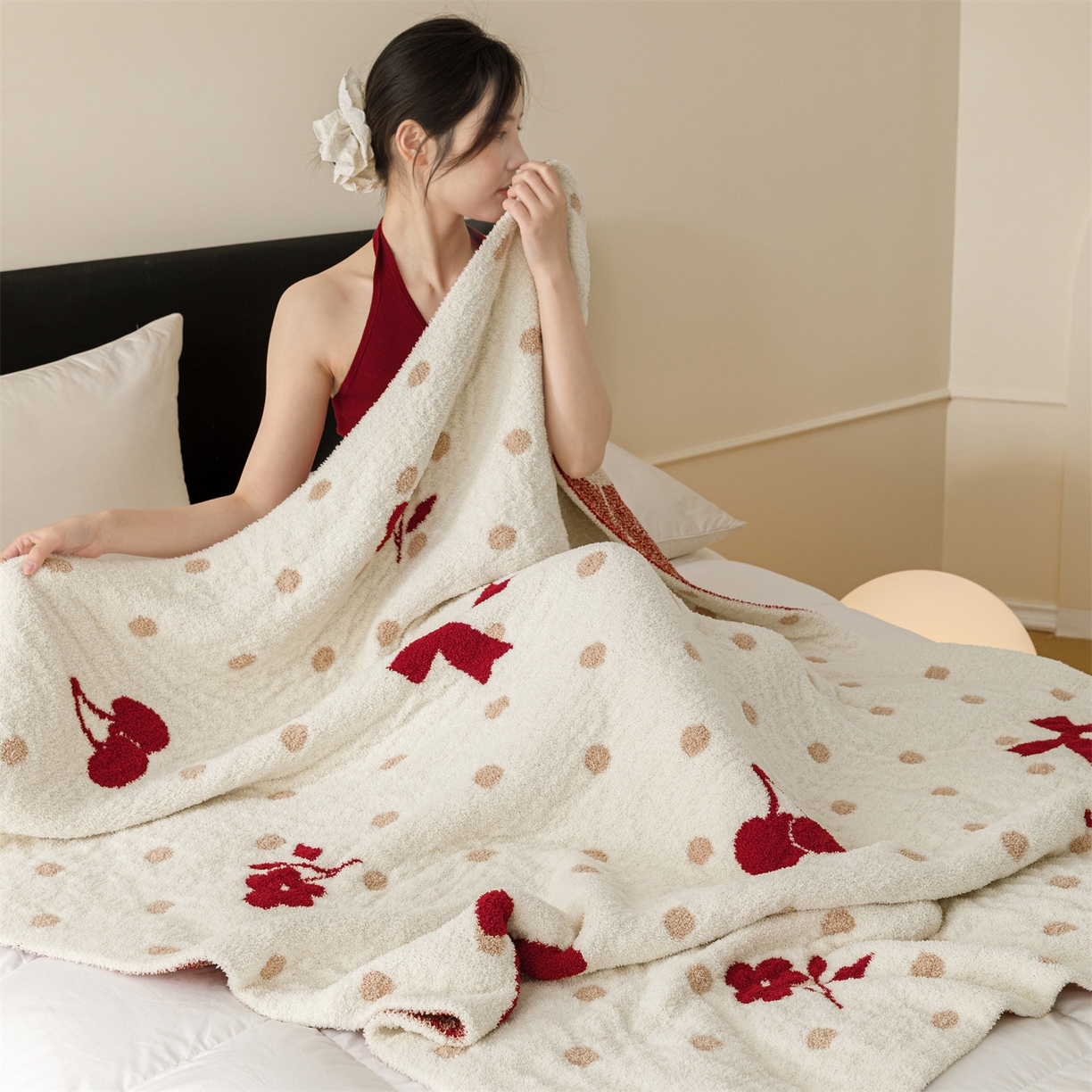 91家纺网 家纺一手货源 找家纺 瑞米家居 2026新款多功能半边绒盖毯毛毯毯子 奶huhu