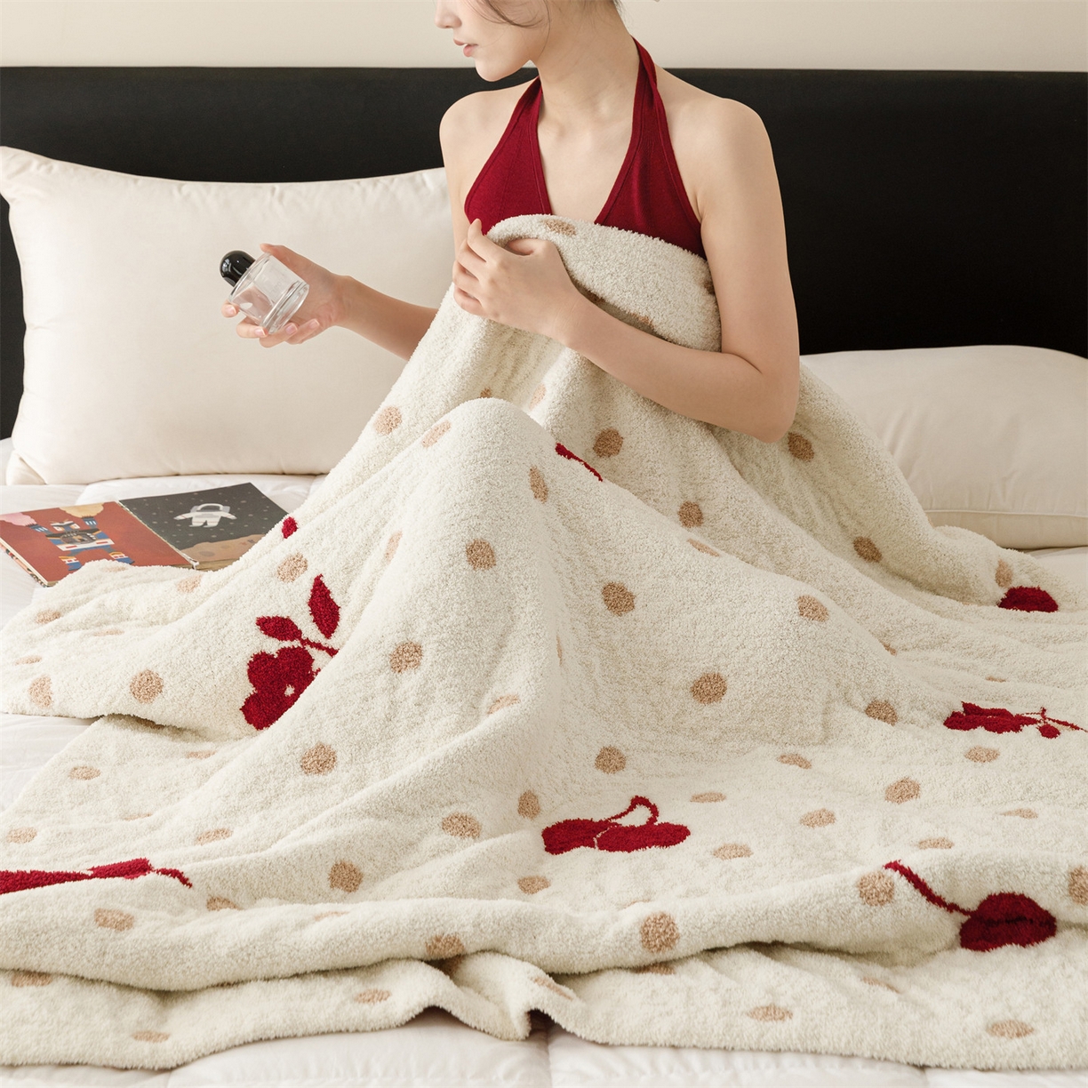 91家纺网 家纺一手货源 找家纺 瑞米家居 2026新款多功能半边绒盖毯毛毯毯子 奶huhu