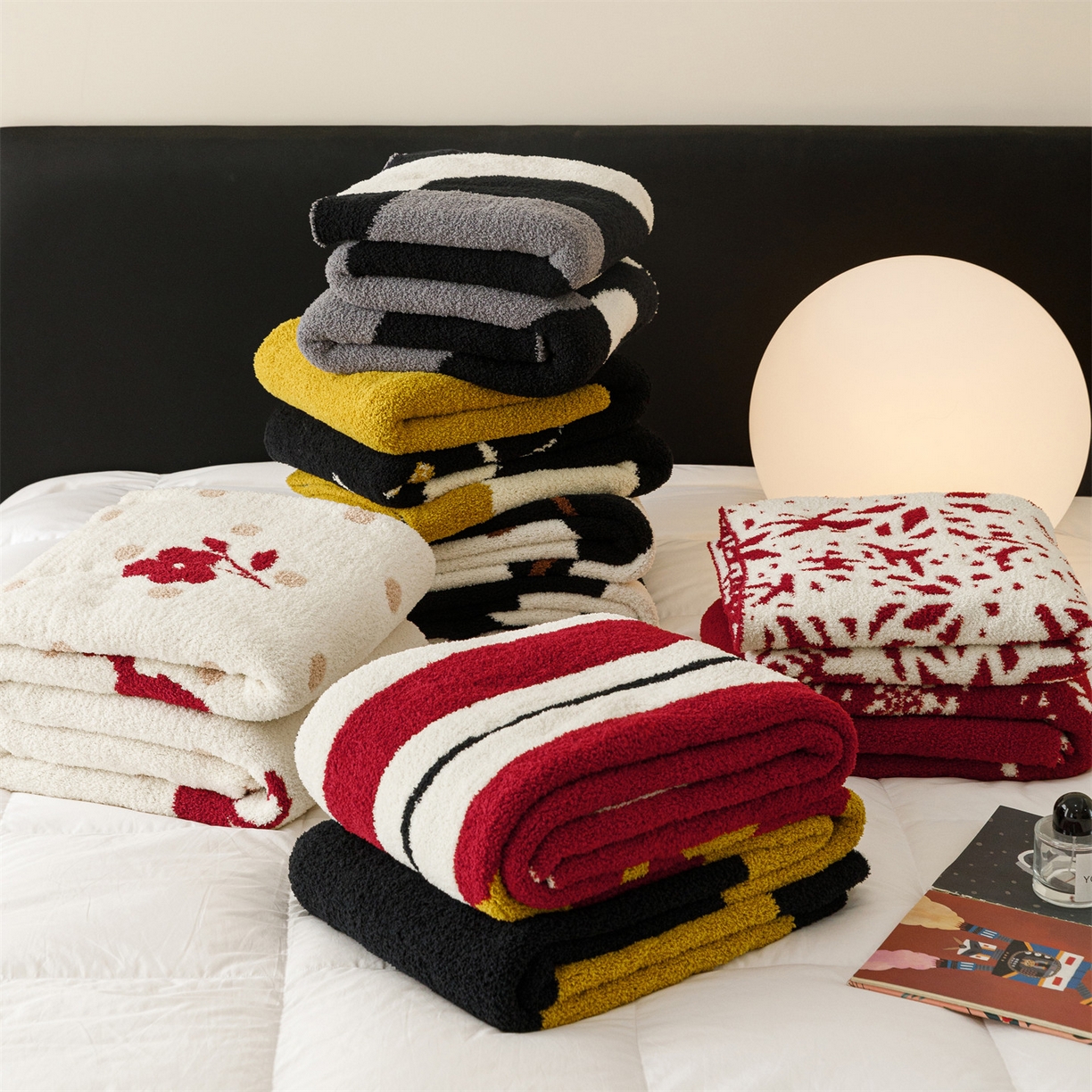 91家纺网 家纺一手货源 找家纺 瑞米家居 2026新款多功能半边绒盖毯毛毯毯子 组合图仅供参考不可下单