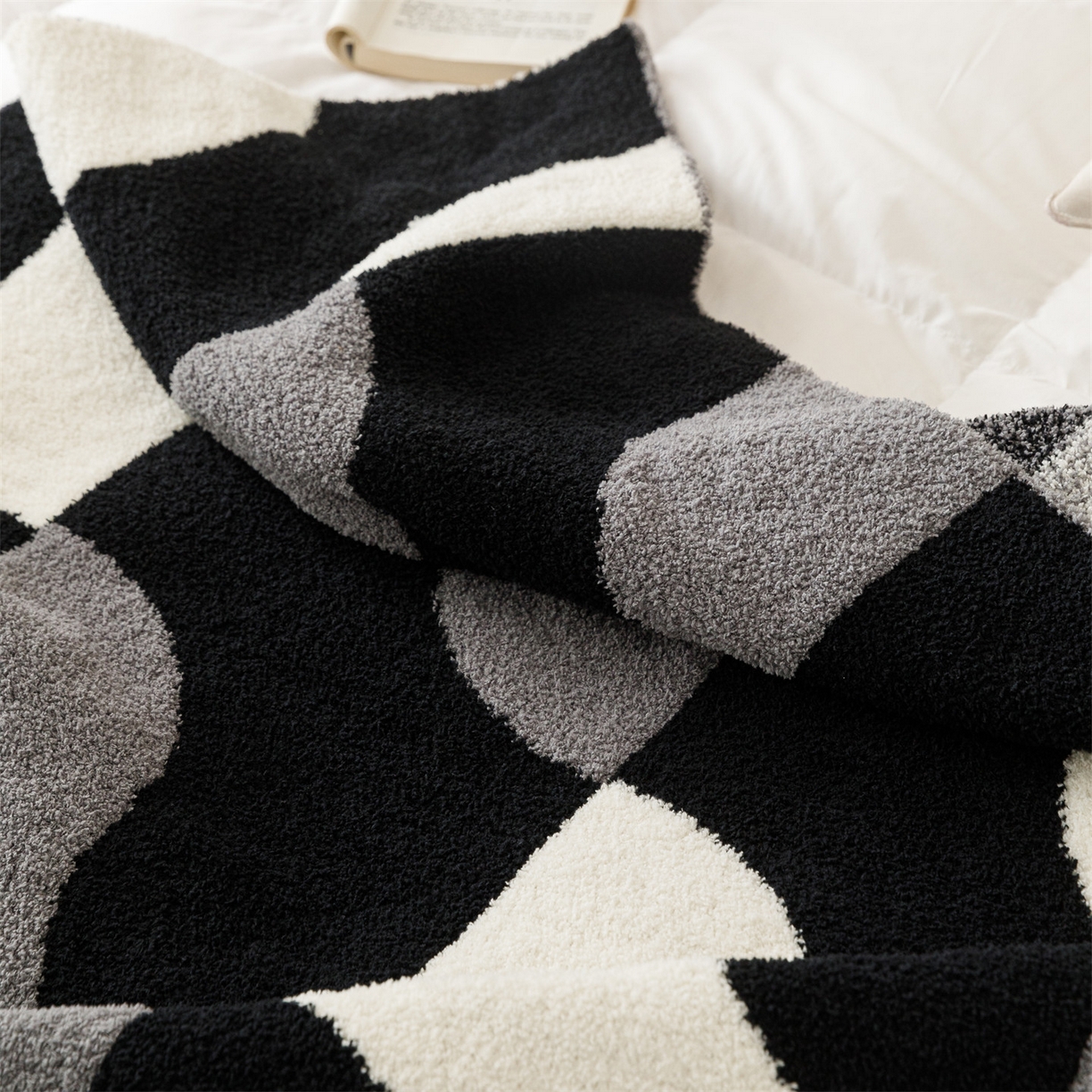 91家纺网 家纺一手货源 找家纺 瑞米家居 2026新款多功能半边绒盖毯毛毯毯子 空白格